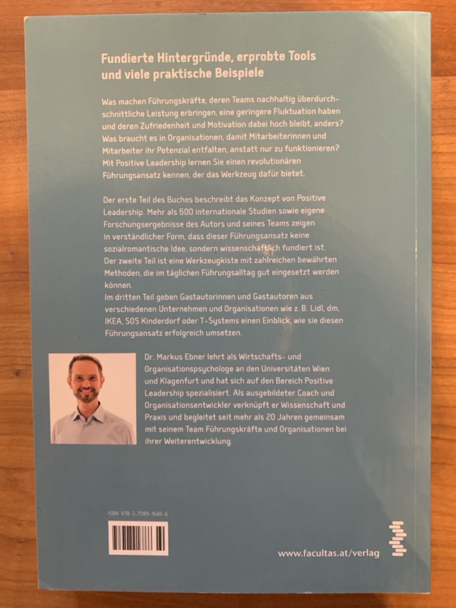 Bücher: Positive Leadership, Dr. Markus Ebner, Deutsch – Neu (gemäss Beschreibung) aus Thierachern von reten 1