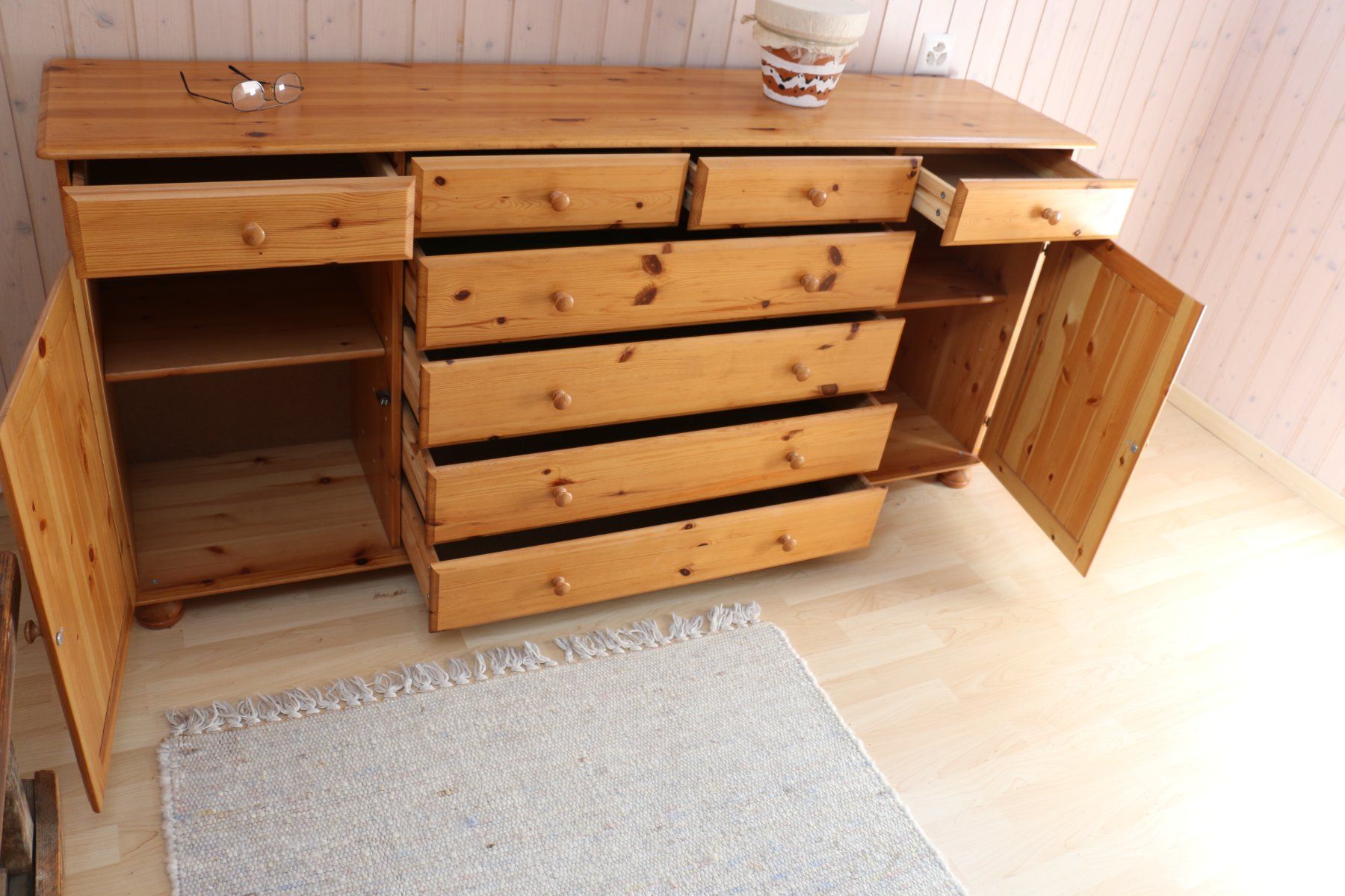 Kommoden: Sideboard Kiefer BxHxT 180 cm 82 cm 40 cm – Gebraucht aus Niedergösgen von Ibex56 3
