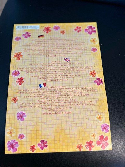 Blocs de correspondance: Diddl Magic Reibe-Duft-Block-A4, Nummer 124 – D'occasion à Kloten par Monkell 1