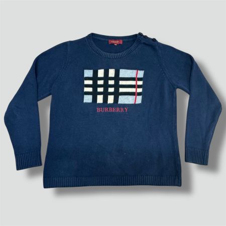 Burberry London knitted vintage sweatshirt 90s strickpullove