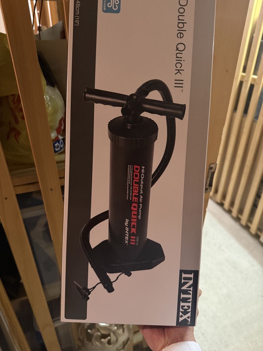 Intex Pompe & Parti di ricambio: Luftpumpe double quick neu – Nuovo e nell'imballaggio originale da Stallikon venduto da Lilly_90 4