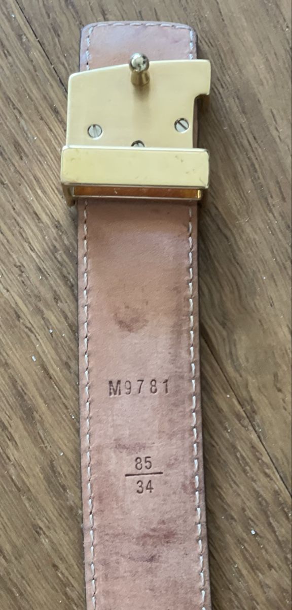 Louis Vuitton Cinture: Original Louis Vuitton Damengürtel, Grösse 85/34 – Usato da Schaffhausen venduto da marakesch41 2