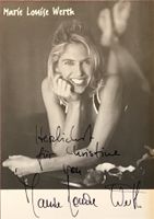 Marie Louise Werth Furbaz Autogramm signiert Foto 10x15cm