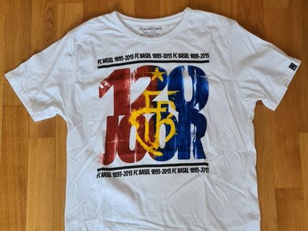 FCB, FC Basel T'Shirt 120 Jahre, Grösse L