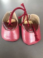 Schuhe Leder für Puppe, 6 cm lang
