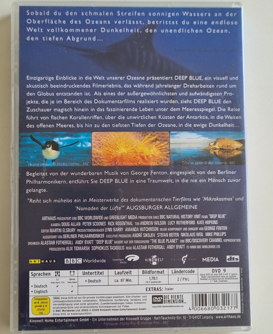 Tutti i DVDs: Deep Blue BBC Doku DVD – Usato da Bassersdorf venduto da Ubrunu 1