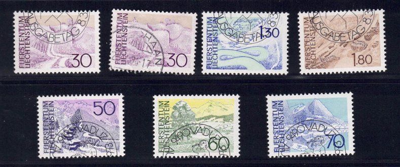 Tutti i francobolli: Liechtenstein Briefmarken 1972, 1973 – Nuovo (secondo la descrizione) da Pfäffikon ZH venduto da Romulus 1