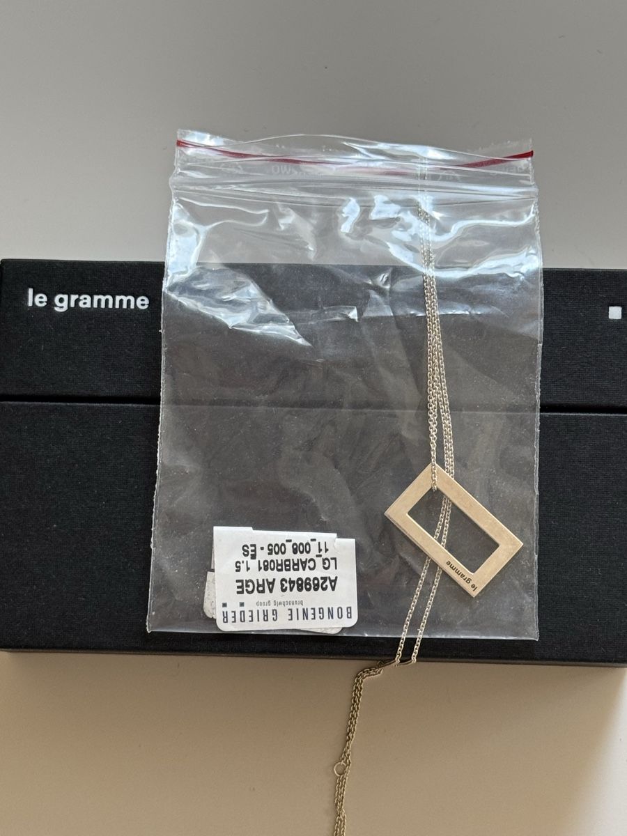 Catenine: Le Gramme 925 Rectangle Necklace – Nuovo (secondo la descrizione) da Coppet venduto da 63psells 3