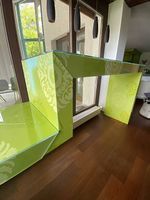 robuster Hochtisch, Theke, Bar mit Glasabdeckung