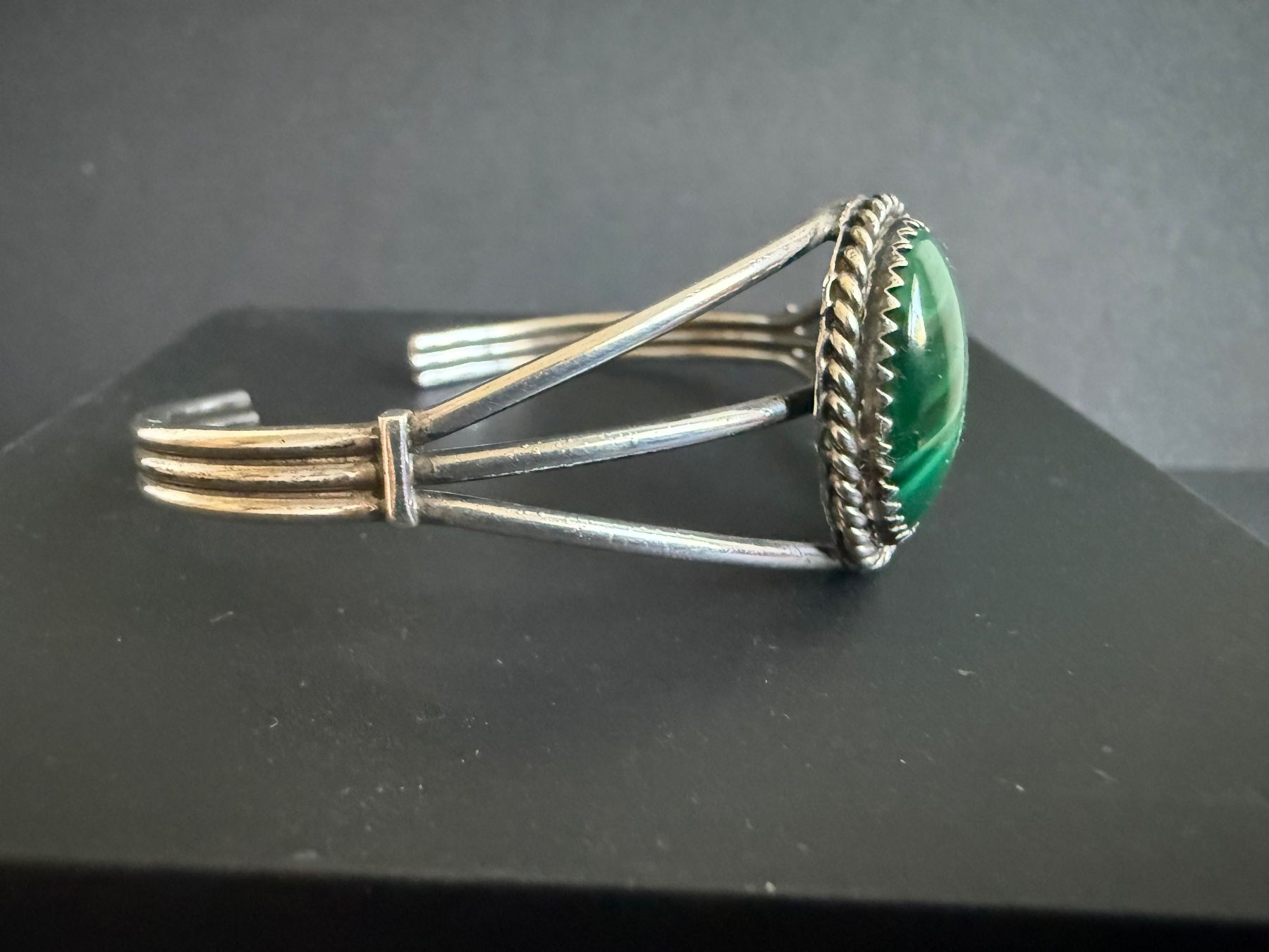 Armbänder & -reifen: Silber Armband mit Malachit 925 – Gebraucht aus Spiegel b. Bern von Rogger72 1