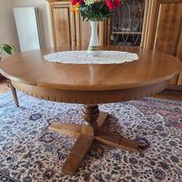 Table en noyer 1960 vintage