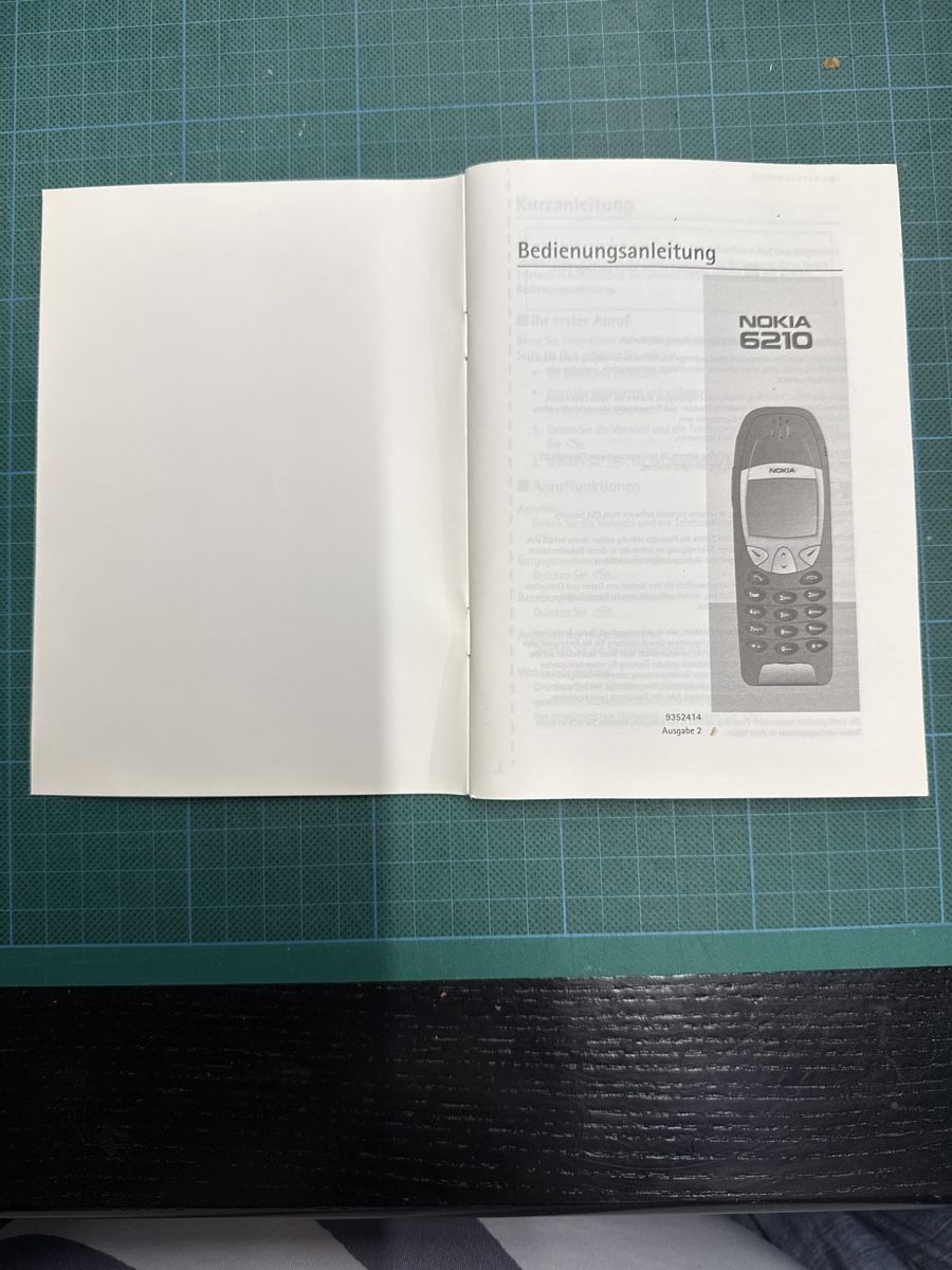 Libri: Nokia 6210,  Bedienungsanleitung – Usato da Herisau venduto da Fissore 1