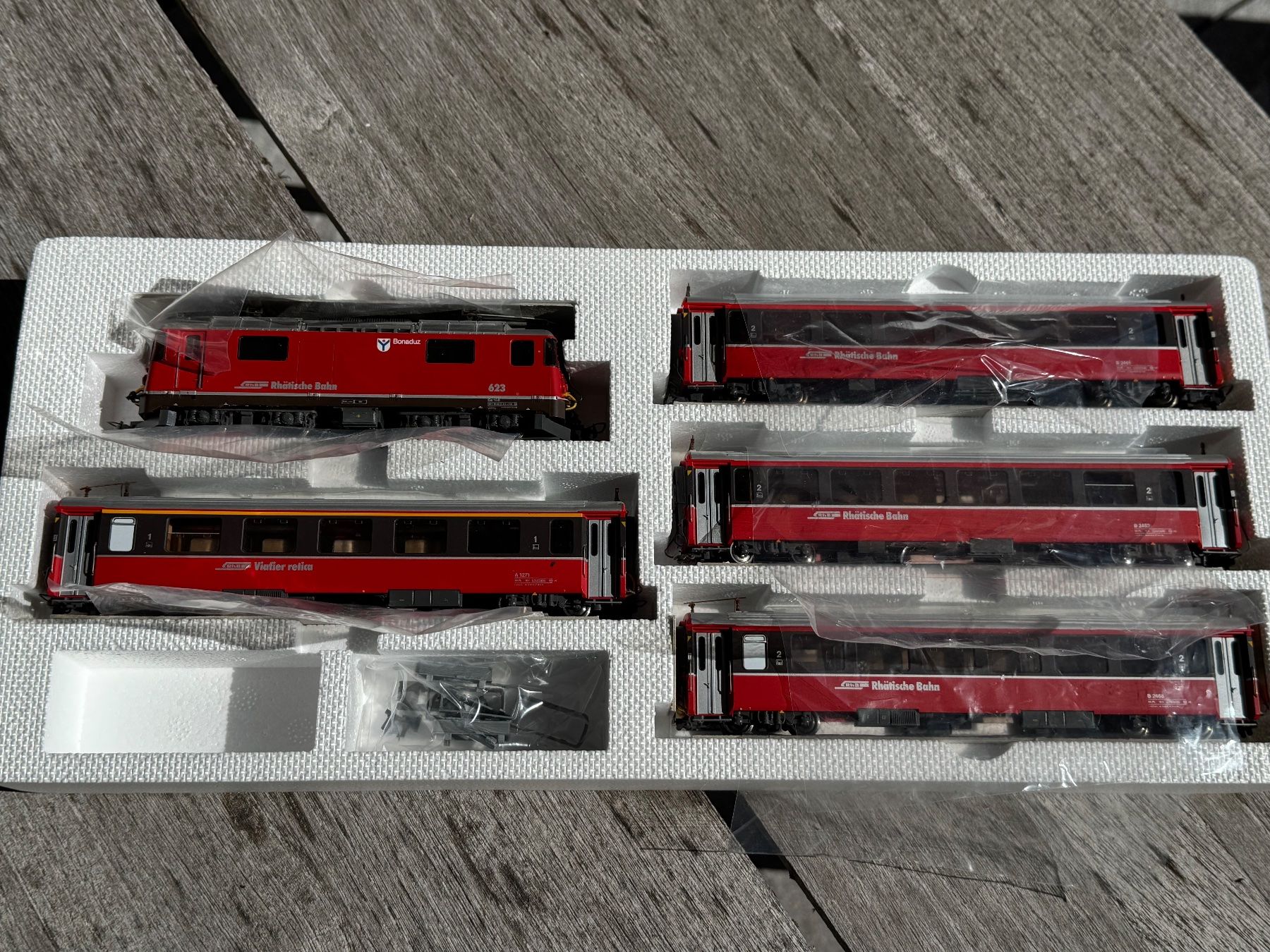 Bemo Modellini di ferrovie: Bemo H0m RhB Bernina Express Set 7258 130 – Nuovo (secondo la descrizione) da Goldau venduto da Bergsturz1806 5