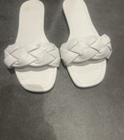 Sandales blanches d'été, taille 37, tressées, chic ☀️