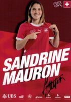 Sandrine Mauron Autogramm handsigniert Schweiz 2025 NEU
