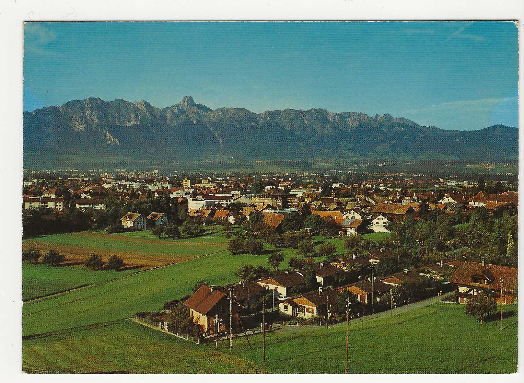 Cartoline postali: STEFFISBURG MIT STOCKHORNKETTE – Usato da Küttigen venduto da rolypo