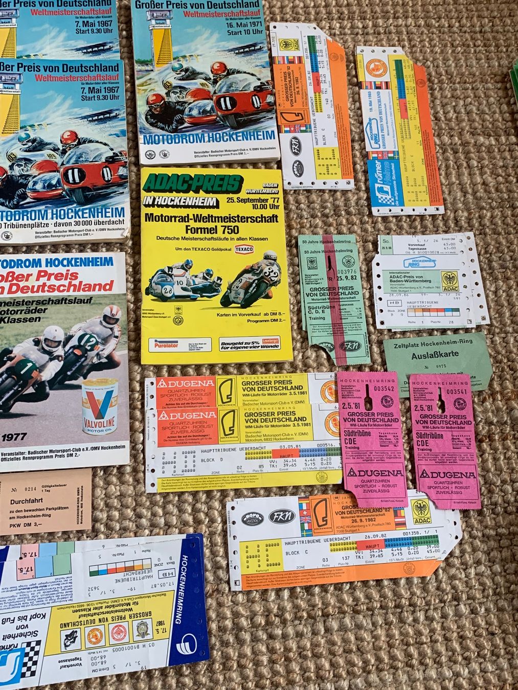 Documents: Alte Programme Hockenheim – D'occasion à Bibern SO par wecafra 4