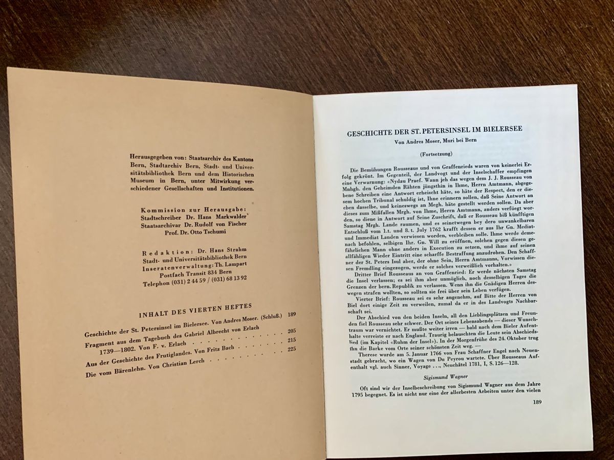 Cartine & Atlanti: Berner Zeitschrift Geschichte Heimatkunde – Usato da Wallisellen venduto da Died 4