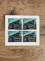 Viererblock „Schweizer Bahnhöfe“ 2018 ET gestempelt