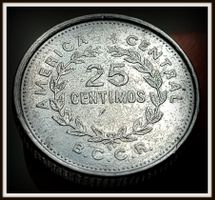 COSTA RICA 25 CENTIMOS 1986