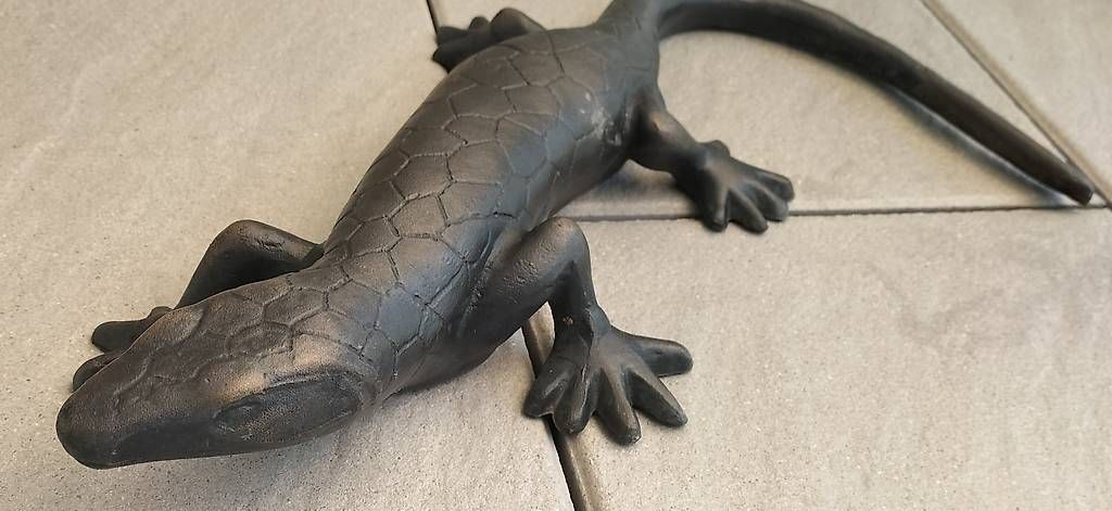 Statuette: Gusseisene Eidechse  – Usato da Steinach venduto da Tsgweh 3