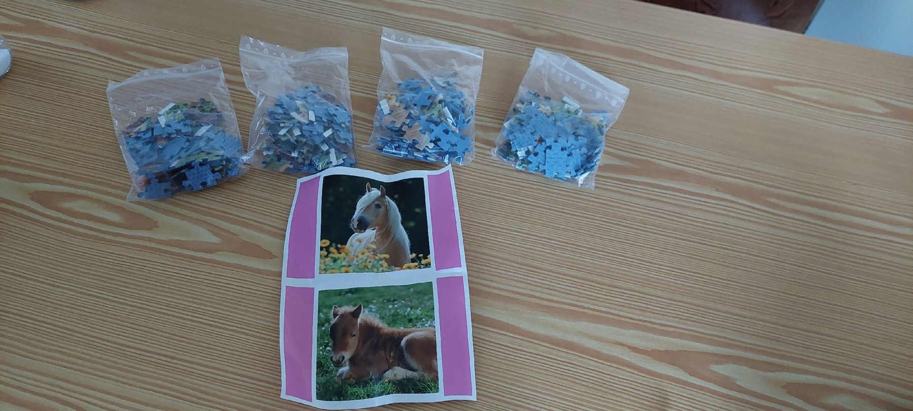 Puzzle: 4 Pferdepuzzles – Usato da Hellikon venduto da maho10 3