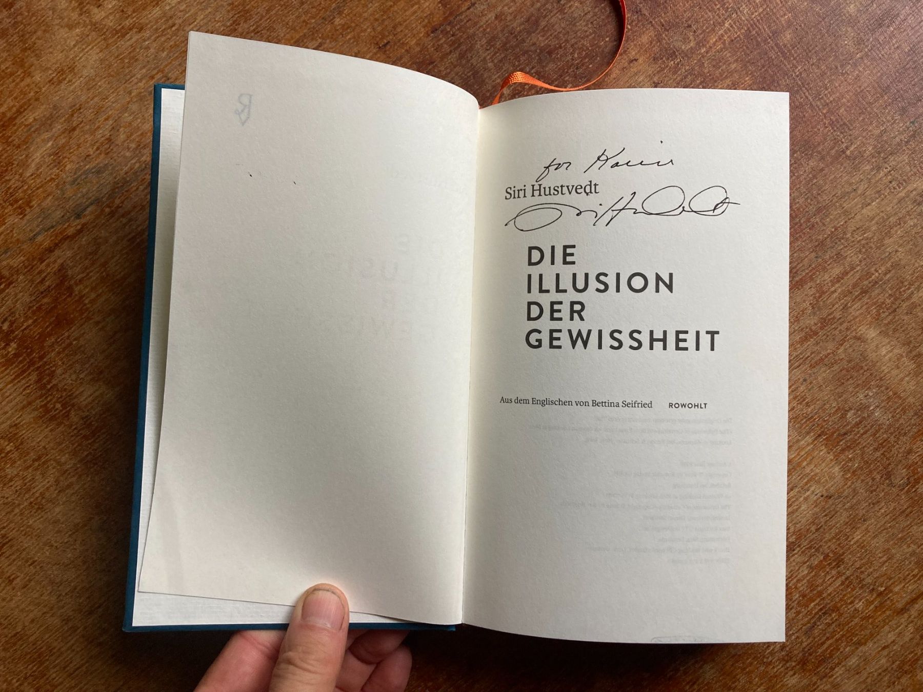 Bücher: Die Illusion der Gewissheit – Gebraucht aus zürich von Tombola8 1
