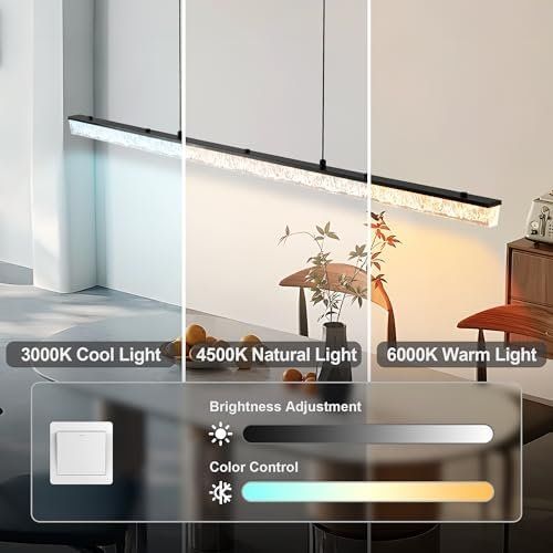 Lampadari & plafoniere: 100CM Pendelleuchte LED 40 esstisch dimmbar 3000K-6000K – Nuovo e nell'imballaggio originale da Hundwil venduto da pak_7zvn 2