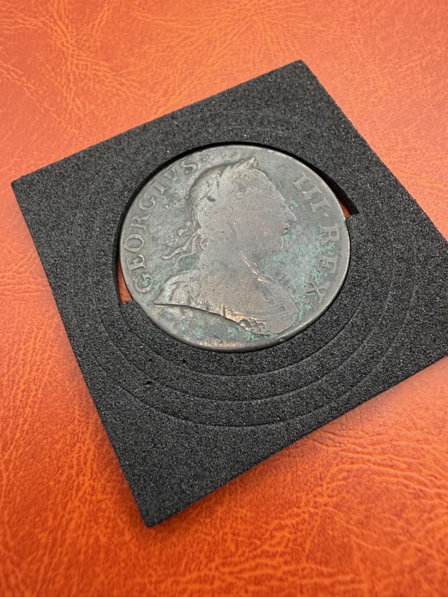 Tutti le monete: Half Penny de 1775, Angleterre – Usato da St-Maurice venduto da SPEKER 2