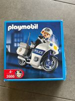 PLAYMOBIL 3986 Polizist mit Motorrad komplett