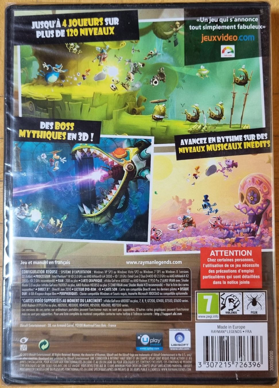 Giochi: PC : Rayman Legends (Blister) – Nuovo e nell'imballaggio originale da Froideville venduto da xXSebastienXx 1