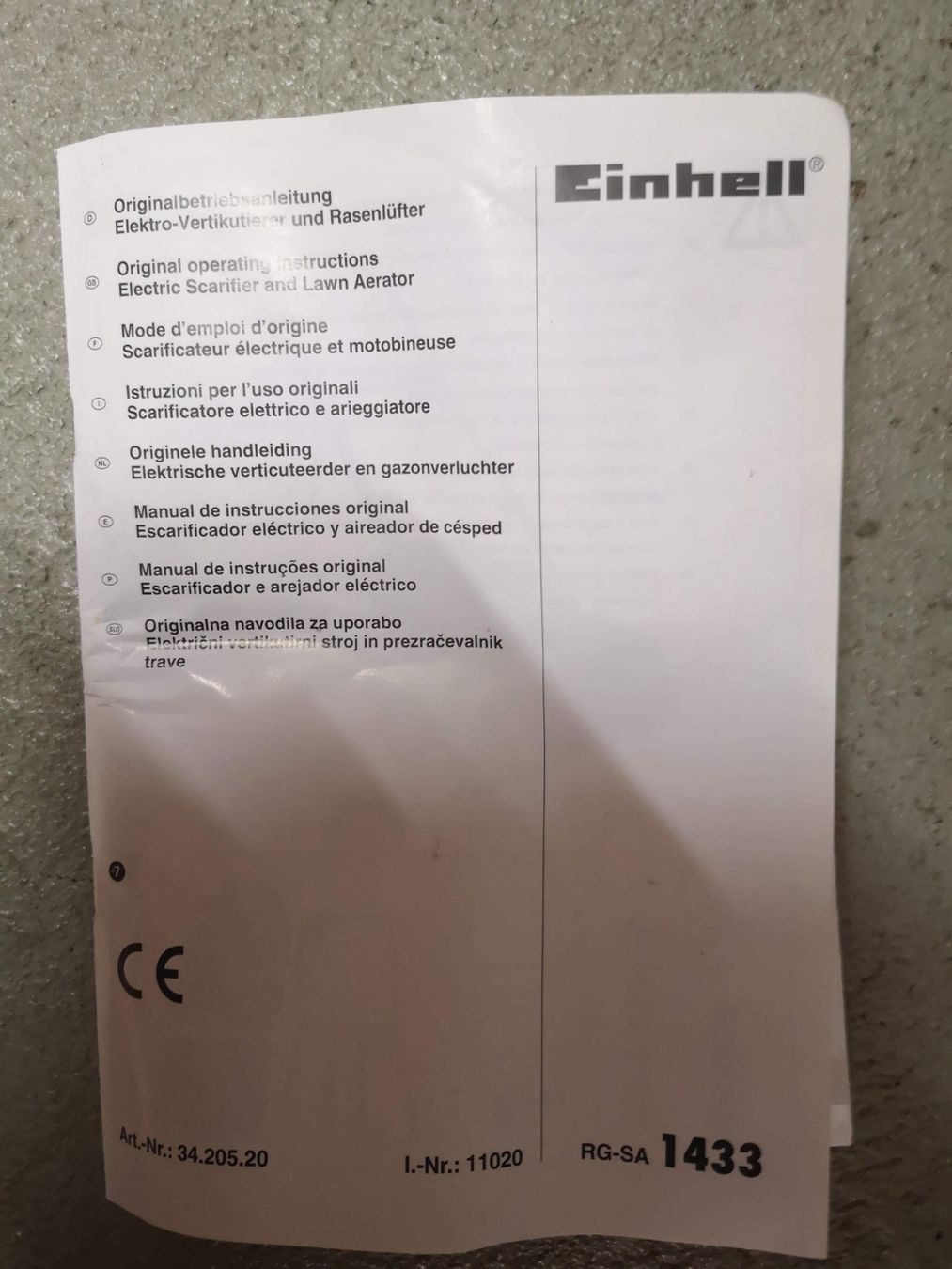 Einhell Attrezzi per la lavorazione del suolo: Elektro Vertikutierer und Rasenlüfter – Nuovo (secondo la descrizione) da Appenzell venduto da Absp 2