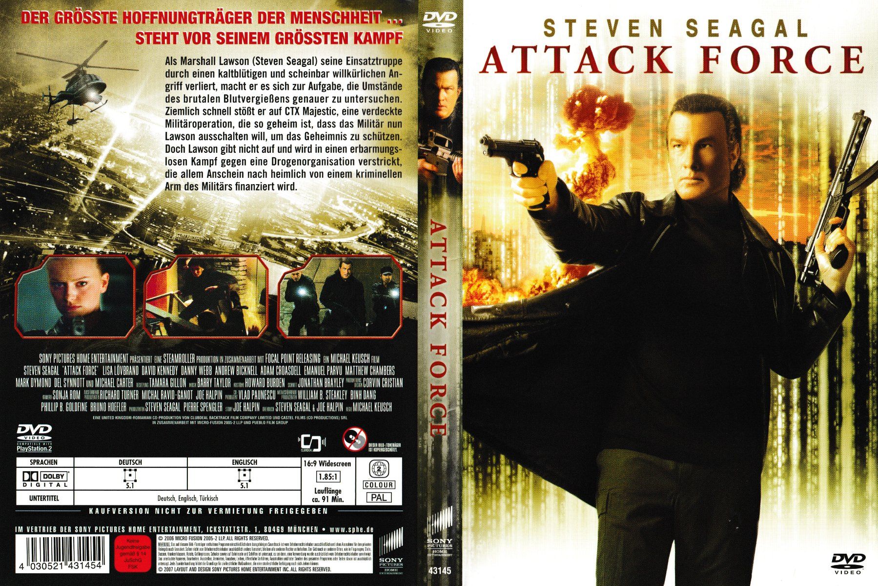 Alle DVDs: DVD - Attack Force – Gebraucht aus Langnau am Albis von MediaRescuerKeLoX