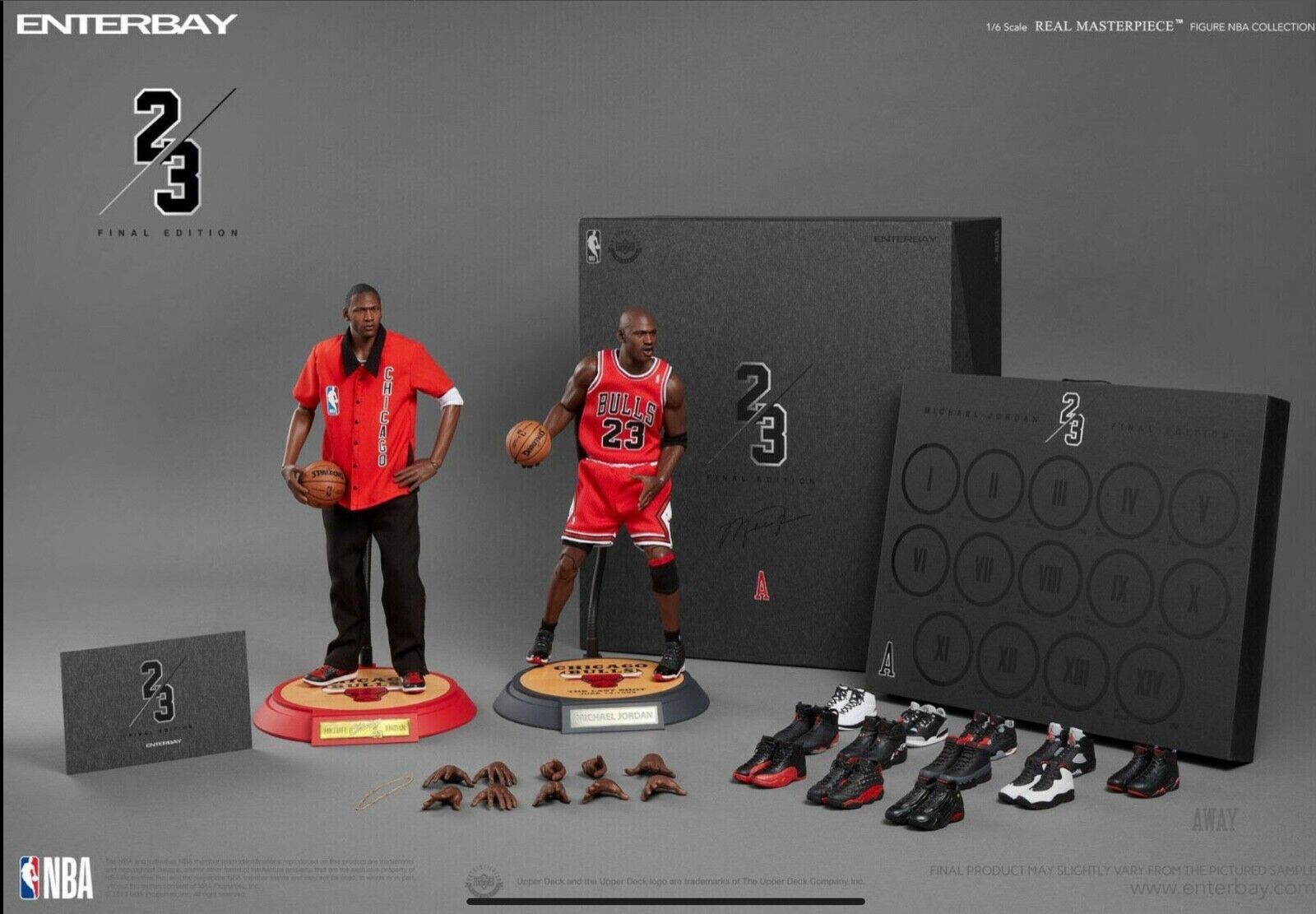 Figuren: MICHAEL JORDAN 1/6 FINAL LIMITED EDITION SET STATUE ENTERBAY – Neu und originalverpackt aus Sion von Hobby-mania