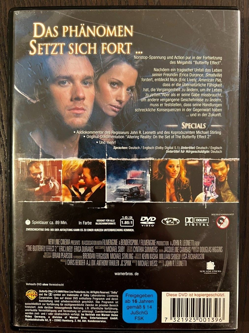 Alle DVDs: Butterfly Effect 2 – Gebraucht aus Zürich von FilmFreunde 1