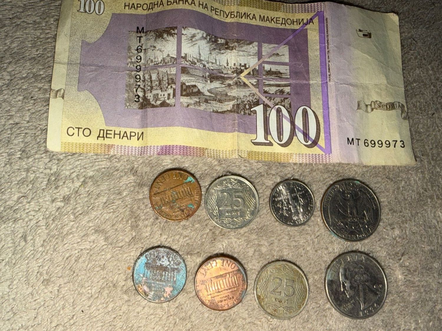 Tutti le monete: Quarter Dollar, Cent Münzen Liberty – Usato da Aarau venduto da KorgPA 7