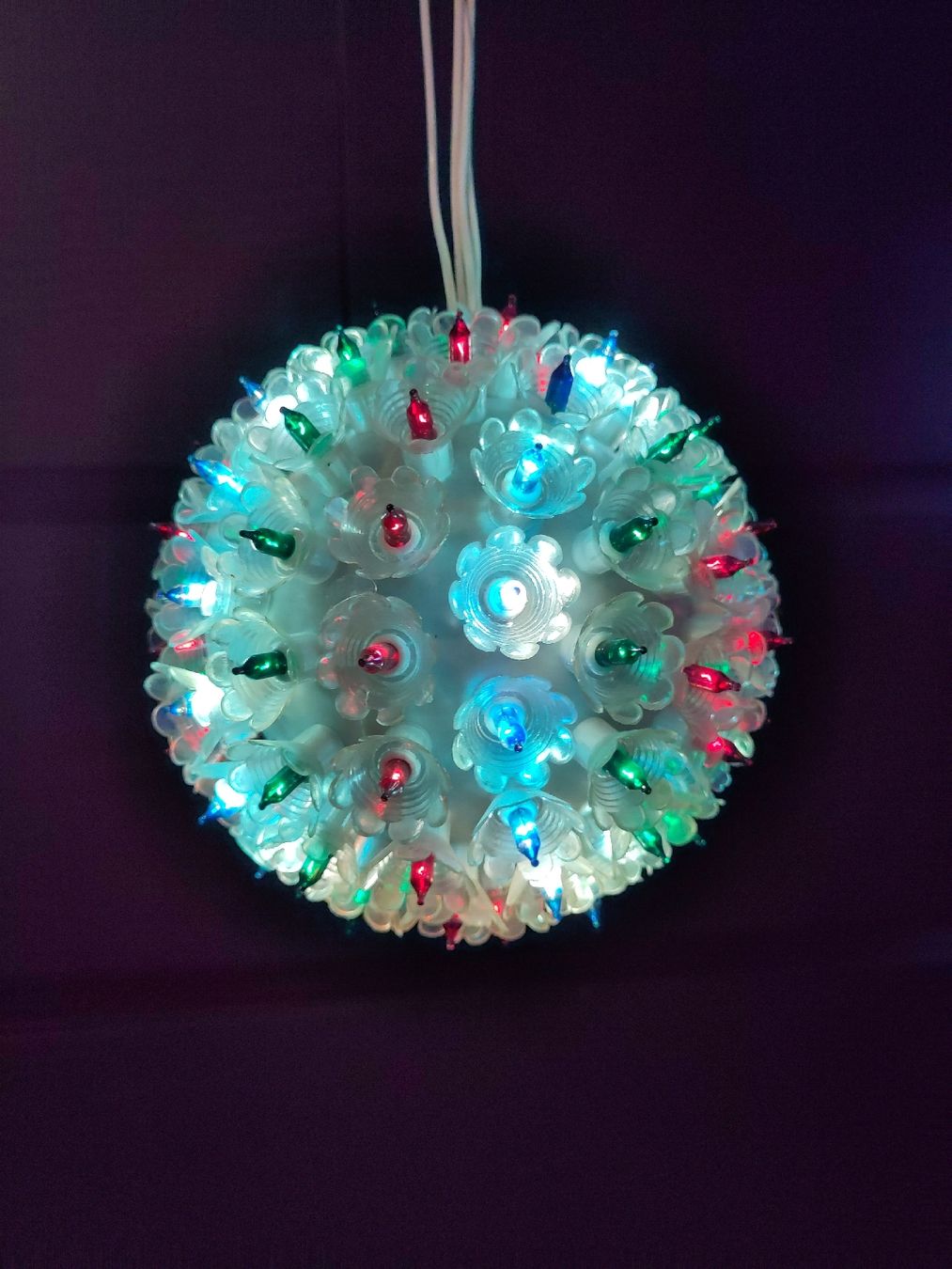 Tutte le decorazioni: Blumenkugel-Lampe mit mehrfarbigen Lichtern – Usato da Zürich venduto da ili_jzy7 1