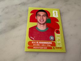 Panini Fussball WM 2026 Sticker Bilal El Khannouss MAR 14