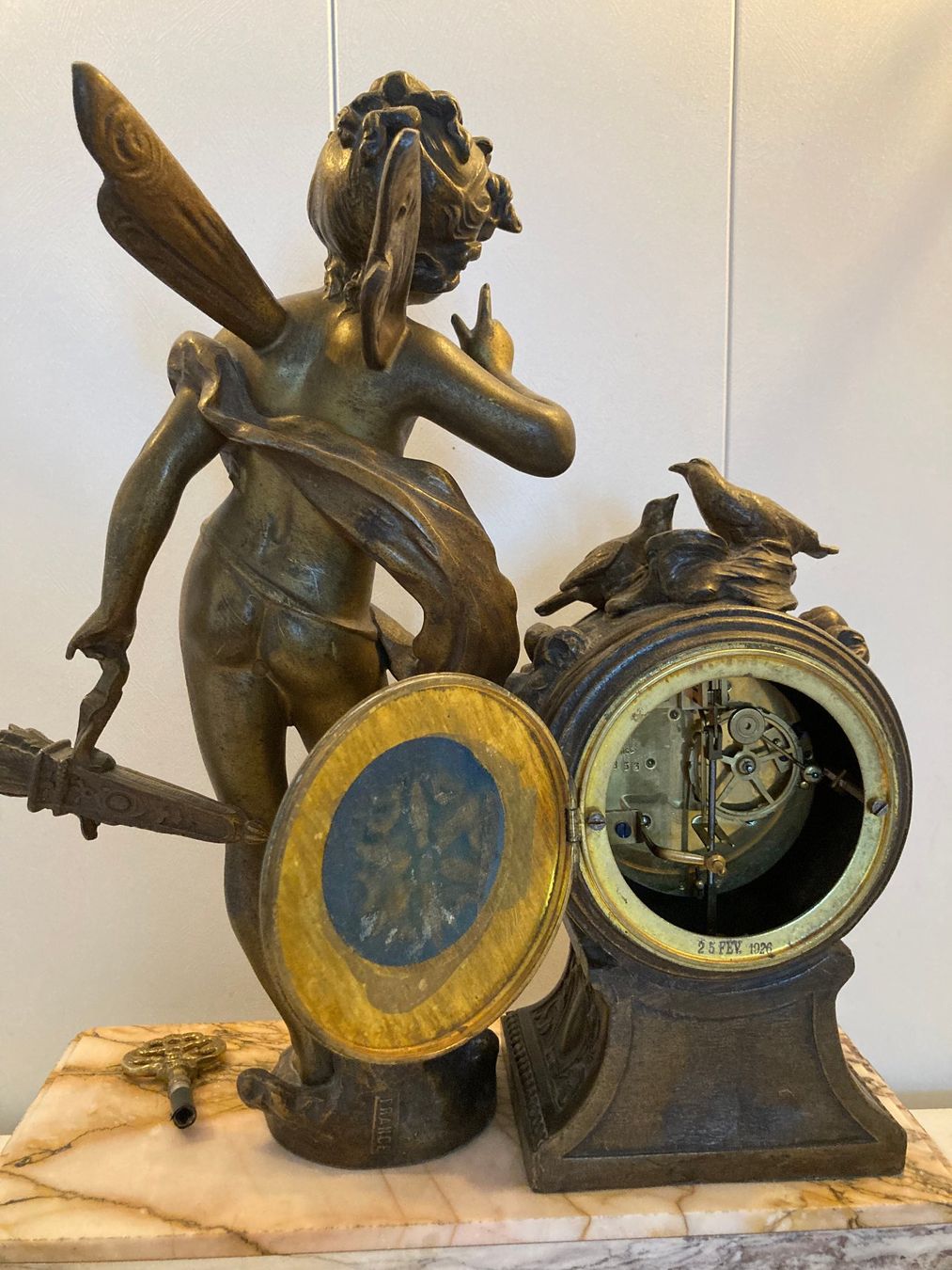 Orologi da terra & Orologi da parete: Kamin Uhr - La Surprise 1926 – Usato da Bern venduto da Buybest24 2