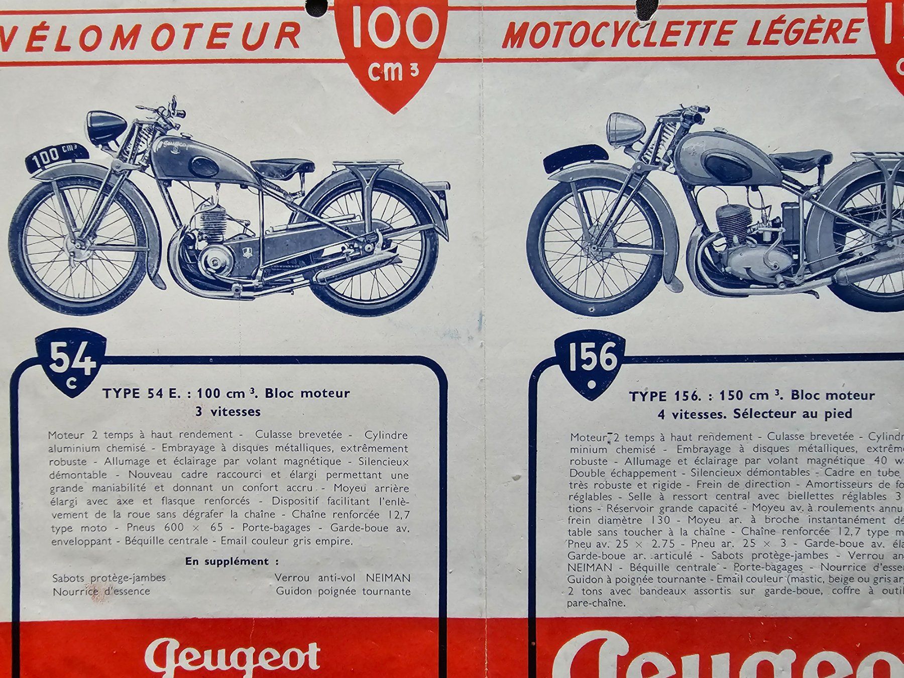 Peugeot Dokumente: Peugeot 125/100/150 cc Prospekt – Gebraucht aus Stein AG von Zantico