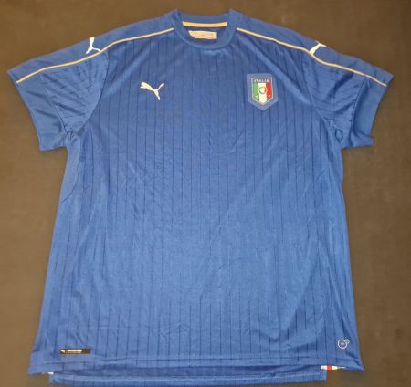 Trikot Italien Puma 3XL blau Authentic-Siegel 2016