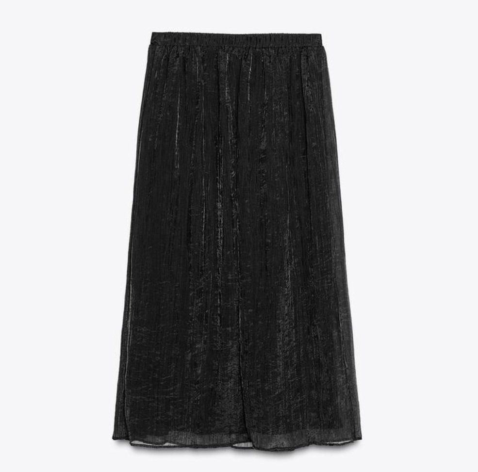 Zara Gonne: ZARA Midirock Maxirock Rock schwarz Gr.M NEU – Nuovo e nell'imballaggio originale da Rotkreuz venduto da beltraum 7