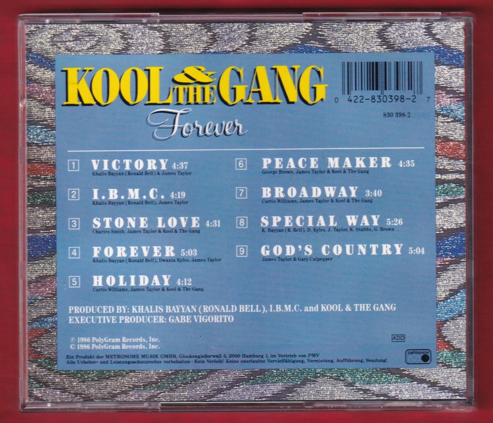 CD: Kool & The Gang - Forever (CD) – Usato da Zürich venduto da Pfluftl2000 1