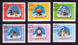 2000_990-95_Souvenir SCHNEEKUGELN_Komplette Serie Sonder-ET!