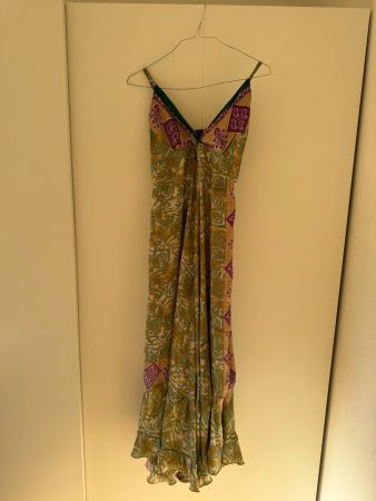 Vestito lungo multicolor taglia unica
