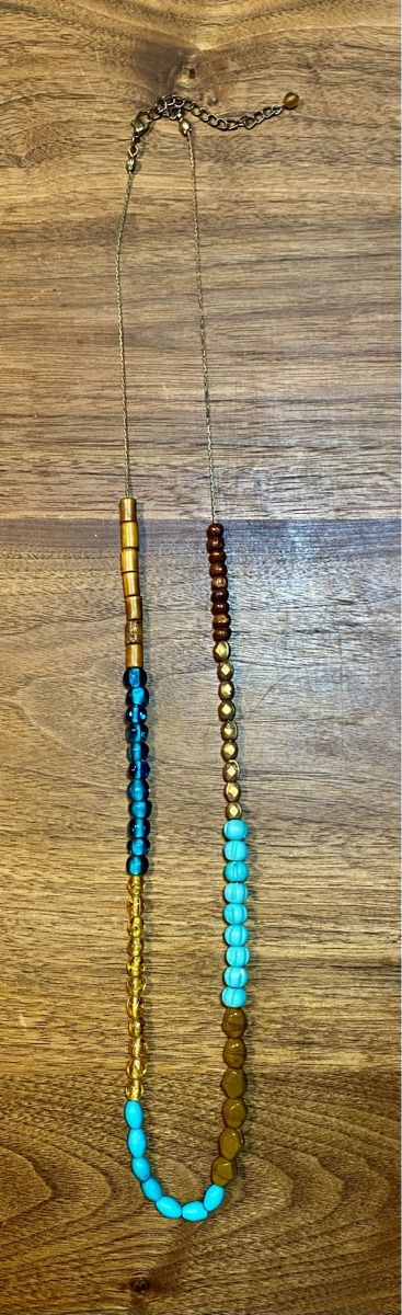 Ketten: Collana etnica turchese e oro - stile boho chic – Gebraucht aus Lugano von mariavenezia