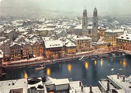 GRUSS aus ZÜRICH im WINTER