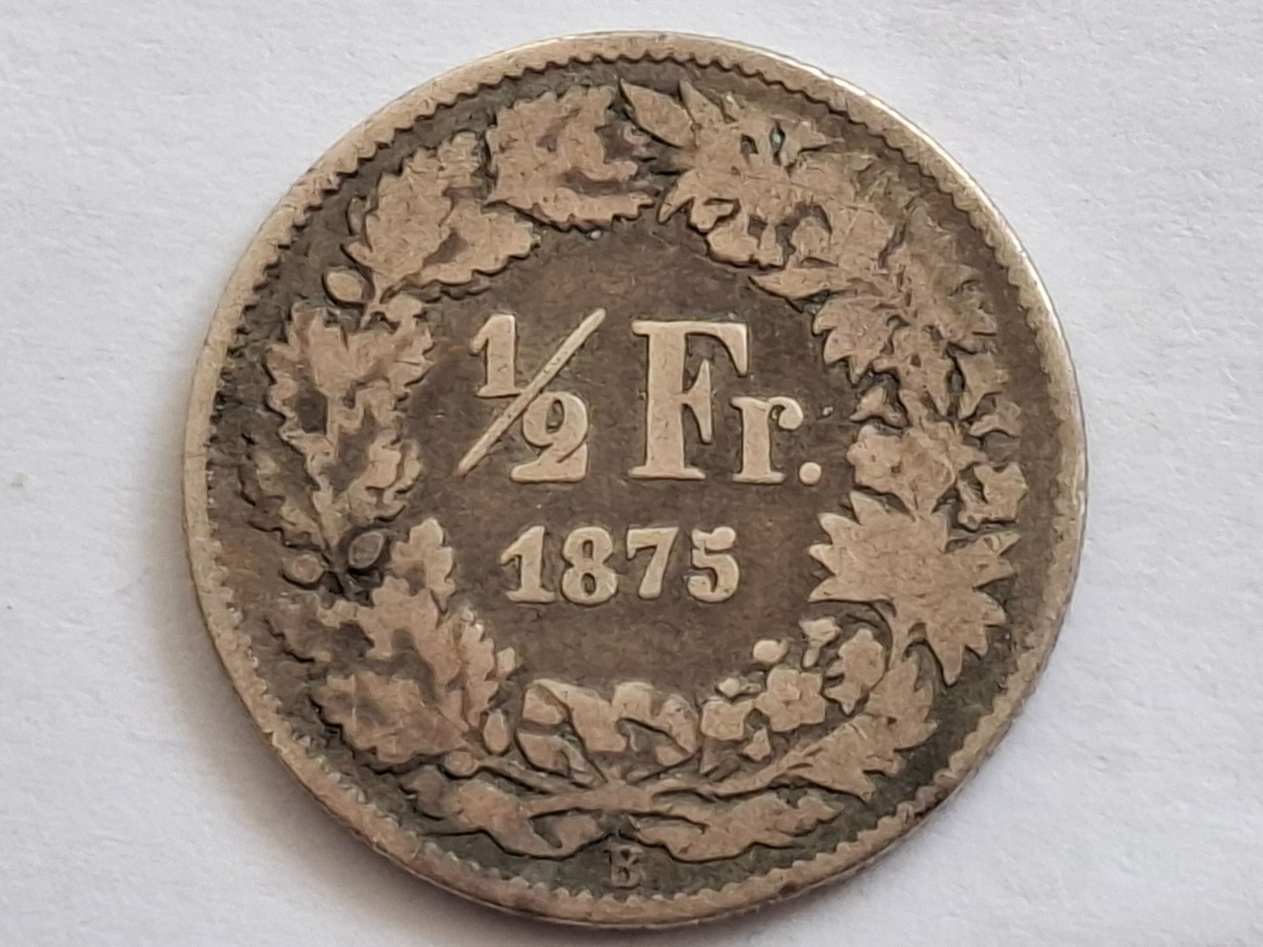 Tutti le monete: 50 Rappen 1875 – Usato da Neuchâtel venduto da Grandloupblanc 1