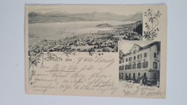 Horgen 1905 gelaufen Litho R3