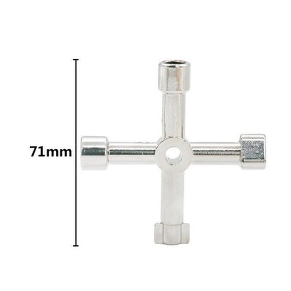 Tous les outils: 4 Wege Universal Multifunktions Schlüssel in Silber – Neuf avec emballage d'origine à Aesch BL par _elektroniktrade_ 2